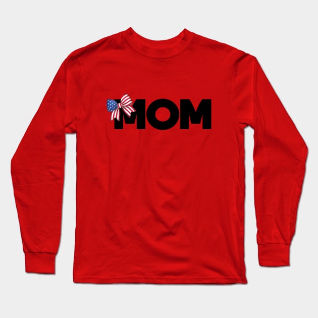 Happy mother's day Birthday American Flag Retro Vintage Noel Long Sleeve T-Shirt by SOUDESIGN_vibe